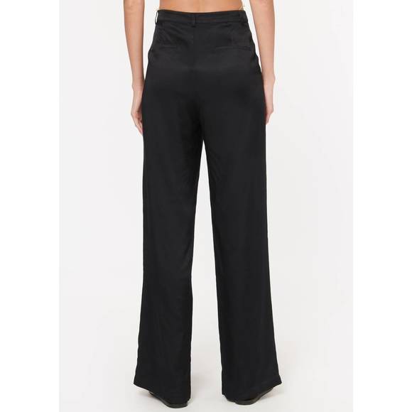 NEW CAMI NYC amelie twill pant in black - Picture 3 of 5